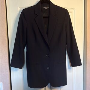 Vince  Black Women's Two Button  Blazer with 3/4 sleeves size 2